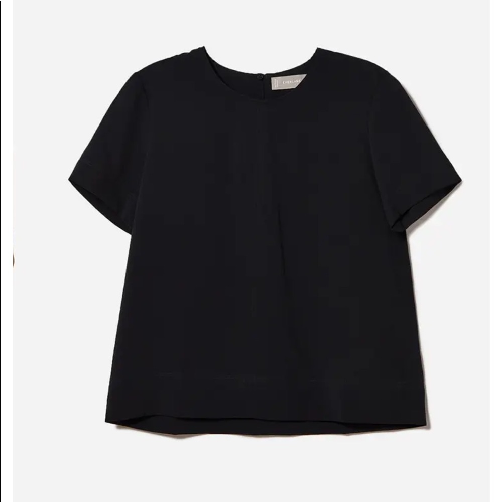 NWT Everlane black Japanese go weave swing tee